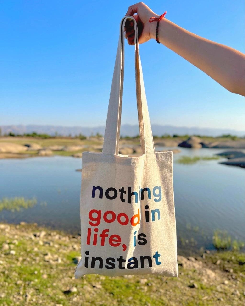 Tulum's Canvas Tote Bag for everyday use.